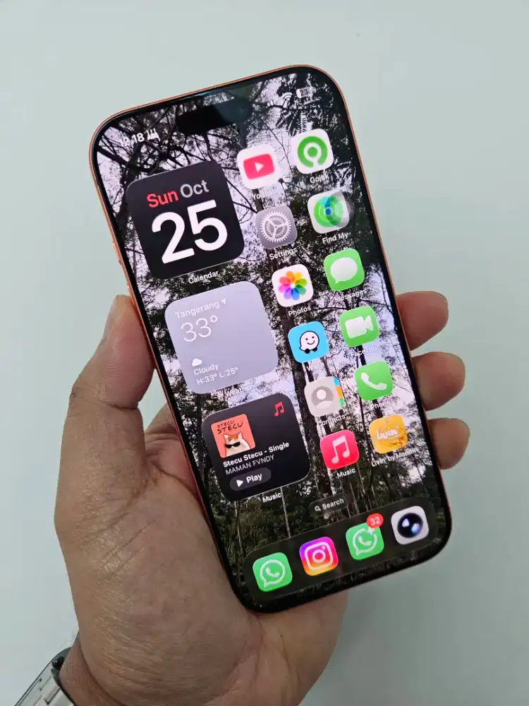 Iphone 17 Pro 256GB Orange Fulset Garansi
