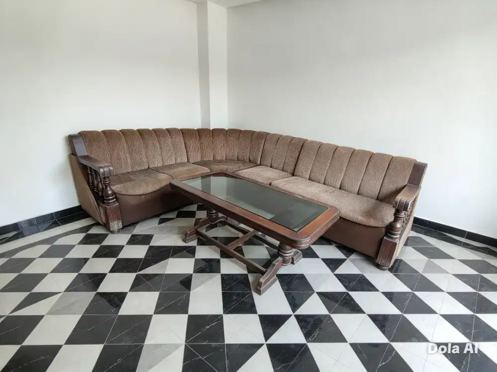 Sofa sudut klasik