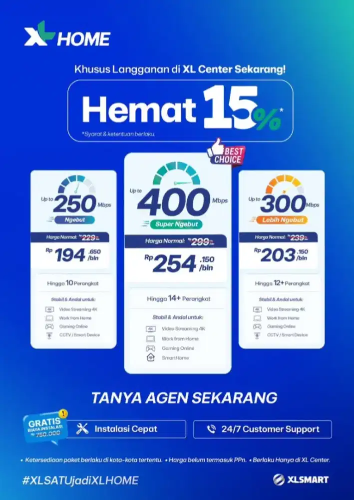 XL Home Wi Fi jaringan Tercepat