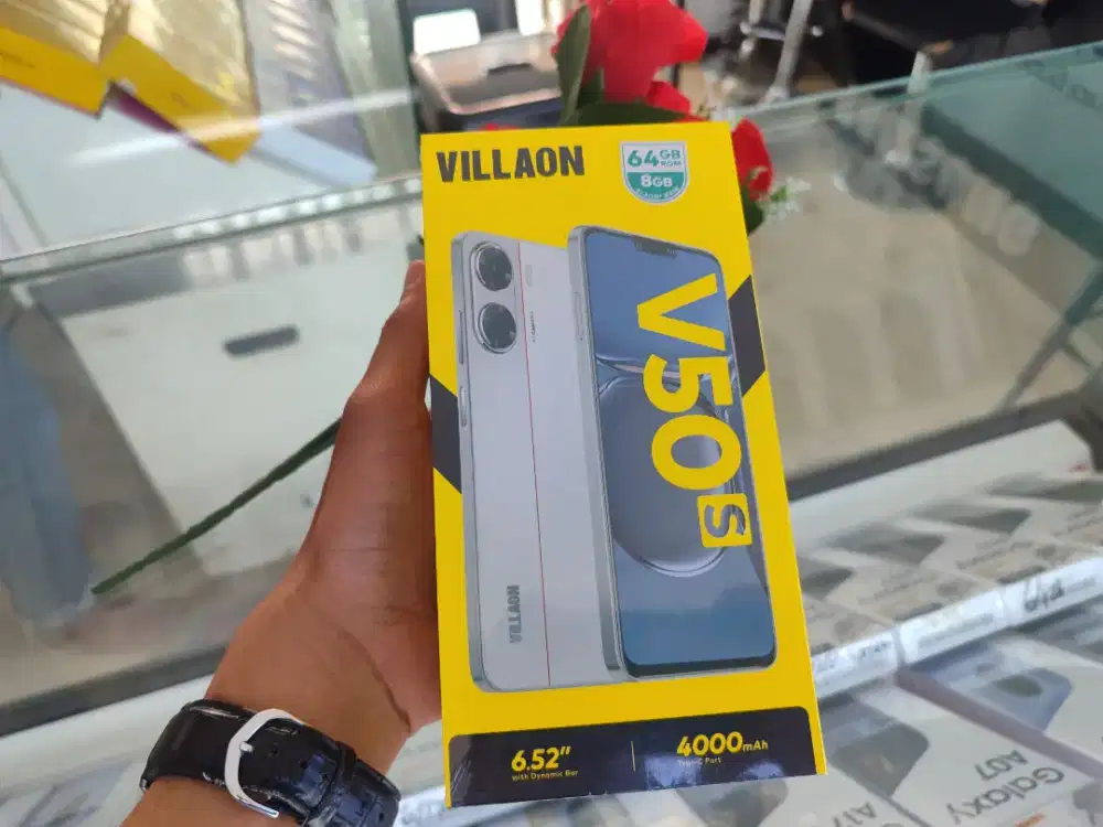 VILLAON V50S 4/64GB NEW SEGEL RESMI COD FREE ONGKIR