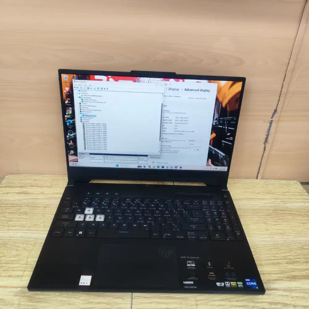 ASUS TUF Dash F15 Fx517zm Core i7-12650H Ram 16gb Ssd 512gb RTX 3060