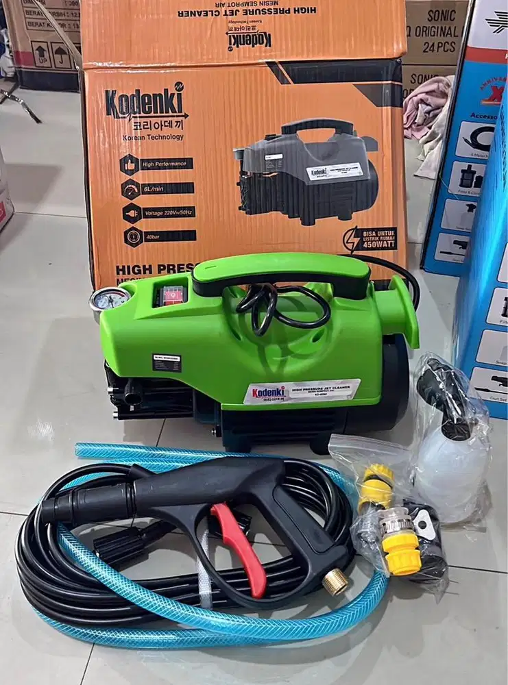 Mesin jet cleaner cuci mobil motor