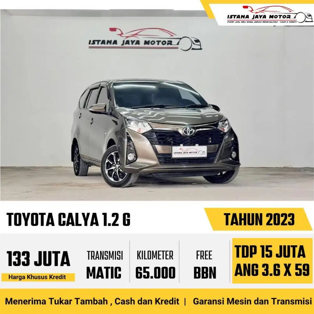 Toyota Calya G AT th 2023 #istana jaya motor