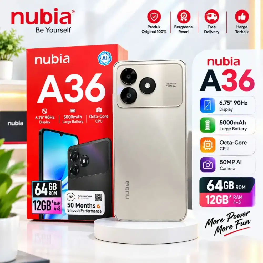 NUBIA A36 4+8/64GB