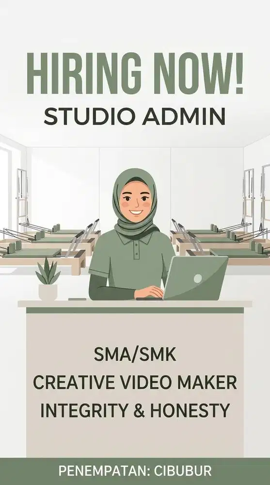 Admin Studio Pilates/Yoga