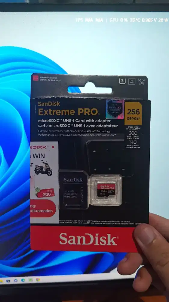 Sandisk Extreme Pro MicroSDXC 256GB Jarang Dipake