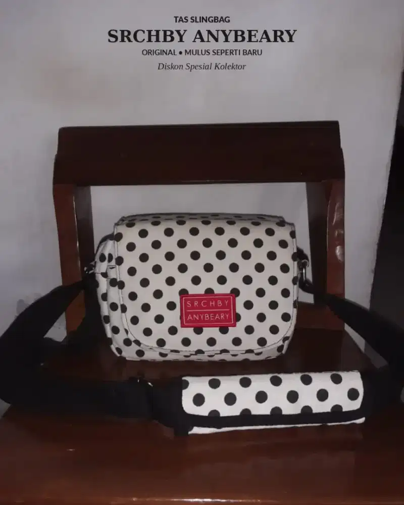 Tas Slingbag SRCHBY Anybeary Original Mulus Seperti Baru - Diskon