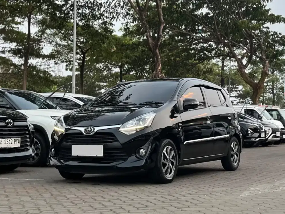 LOW KM 42RB!! TOYOTA AGYA G 1.2 MATIC NIK 2019 HITAM,