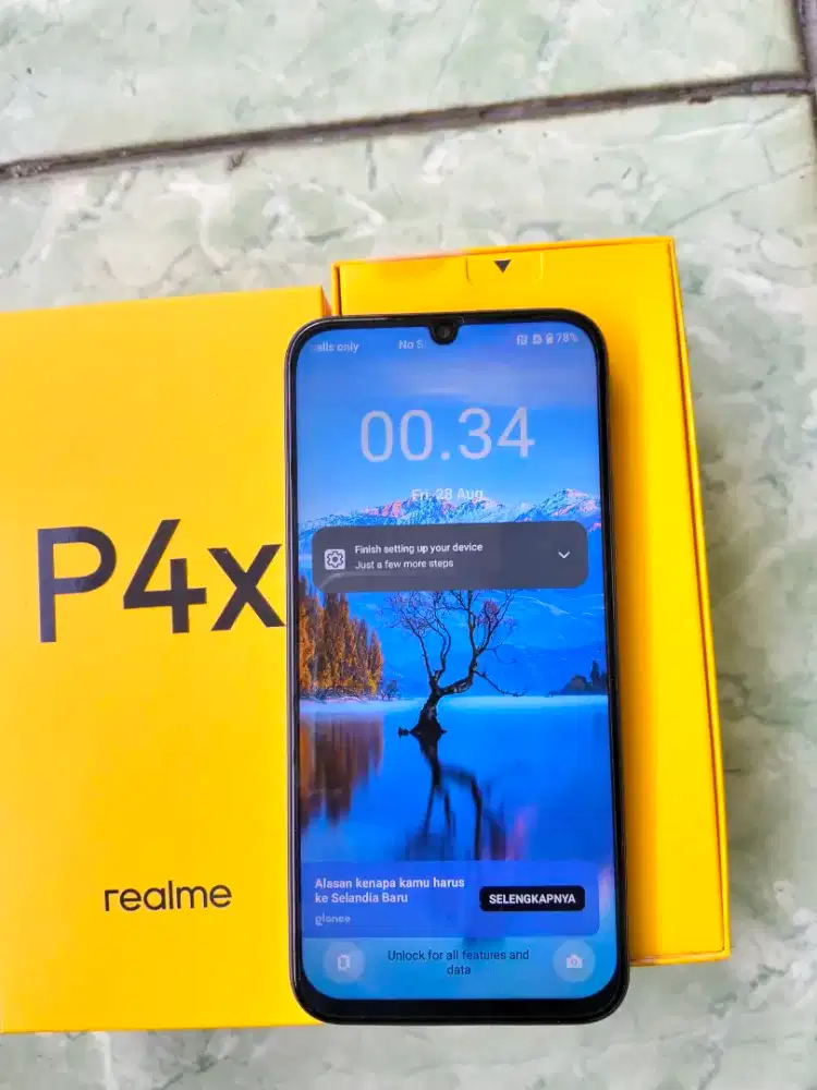 Realme P4X 6gb+128gb fullset garansi panjang