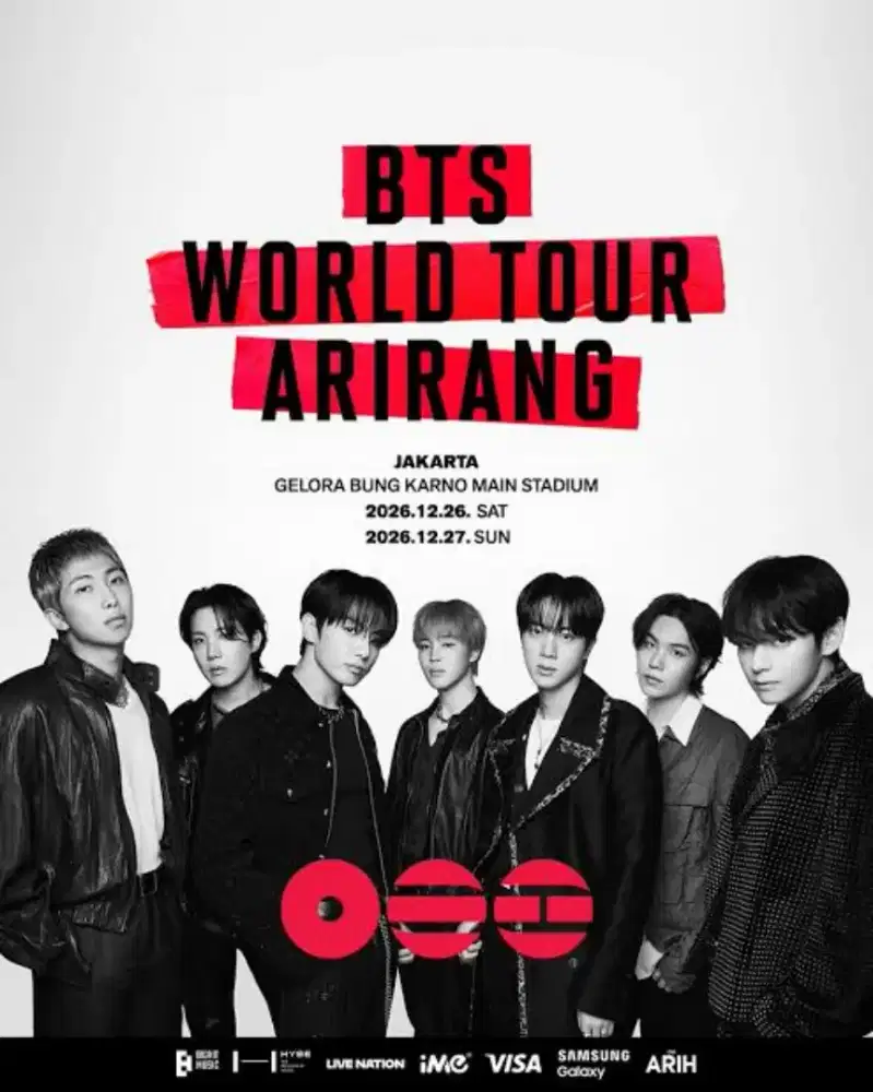 WTS TIKET KONSER BTS JAKARTA DAY 3 VIP D