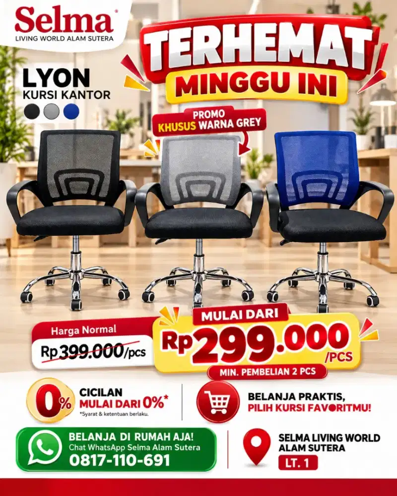 KURSI KERJA PROMO