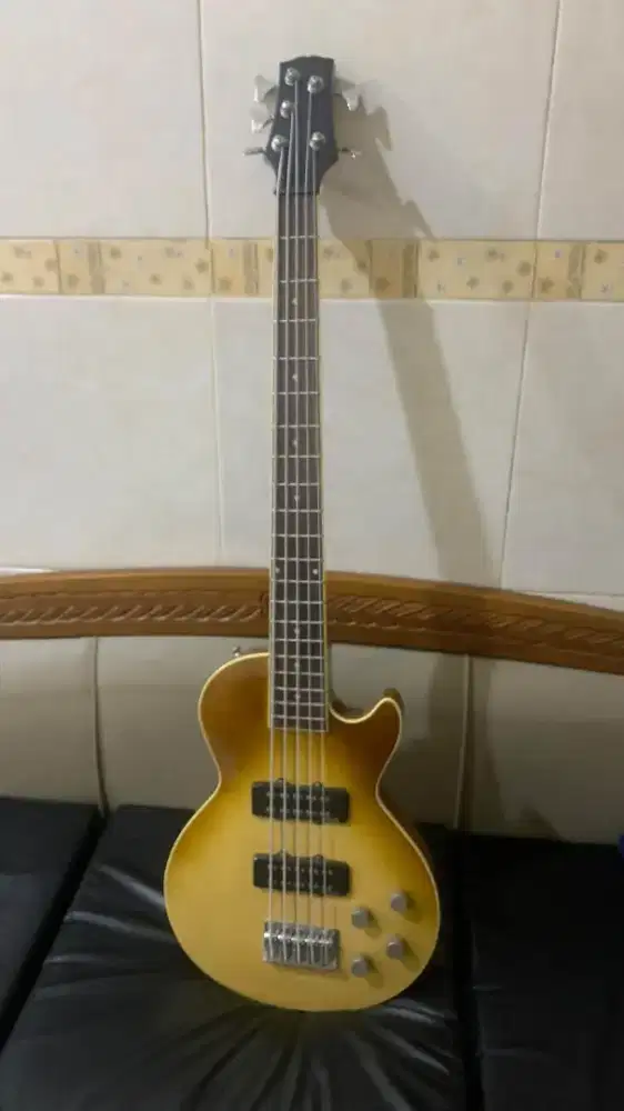bass custom les paul 5 string