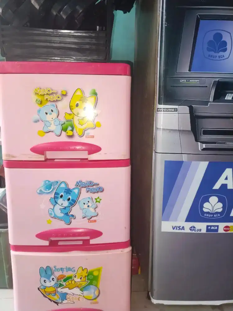 Lemari Plastik 3 susun dan 4 susun