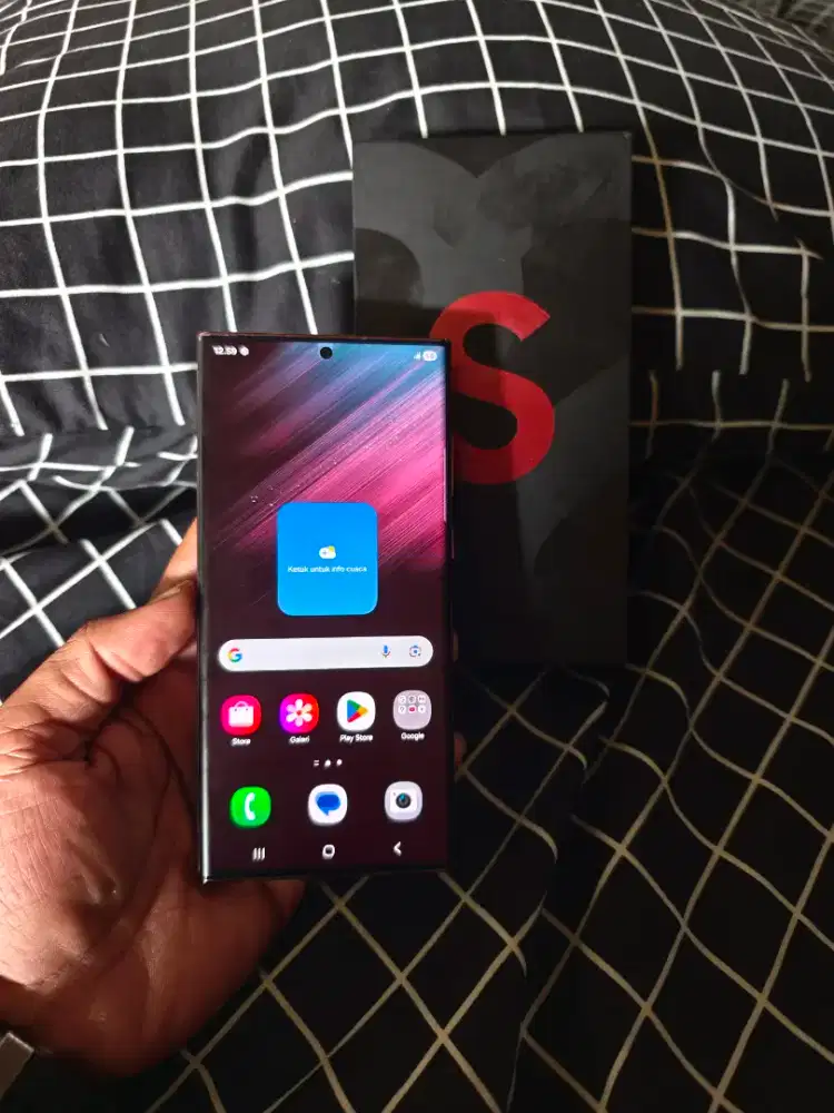 Samsung S22 Ultra 12/256gb sein MINUS baca deskripsi bisa tt handphone