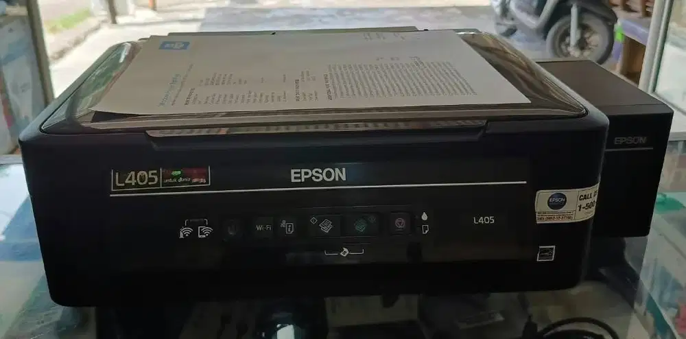 Printer Epson L405 Wifi Scan Copy Bekas Normal