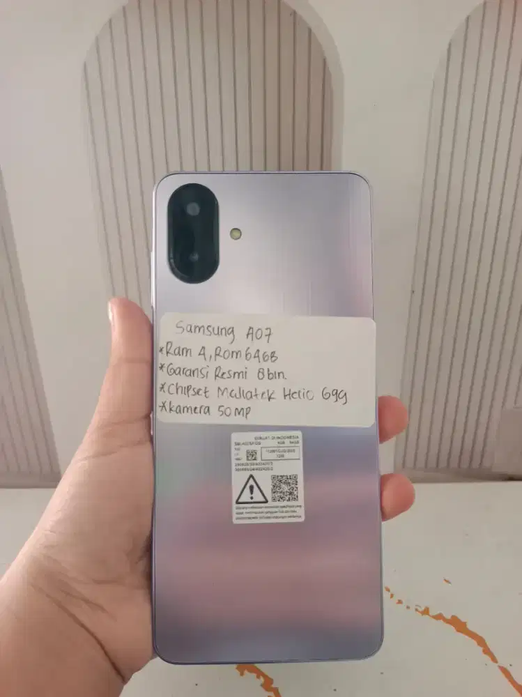 NEGO CANTIK SC SAMSUNG A07 4/64 GARANSI RESMI