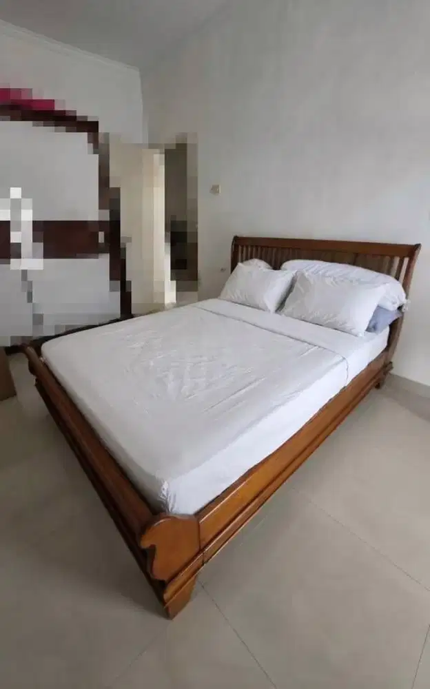 Ranjang queen frame + bed