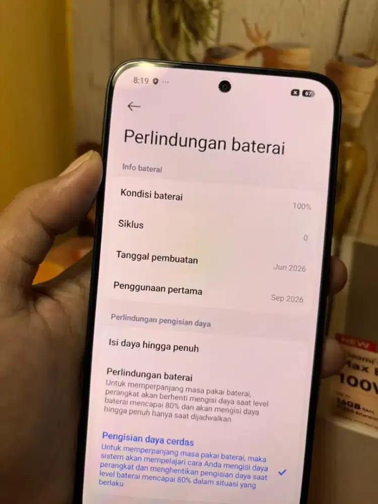 HP likenew Redmi Note PRO MAX 5g 8/256 BH 100% Siklus 0 cuma open box