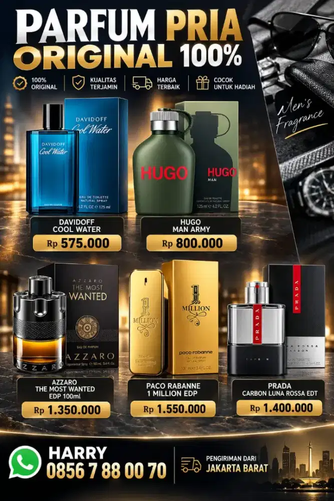 Parfum pria branded original