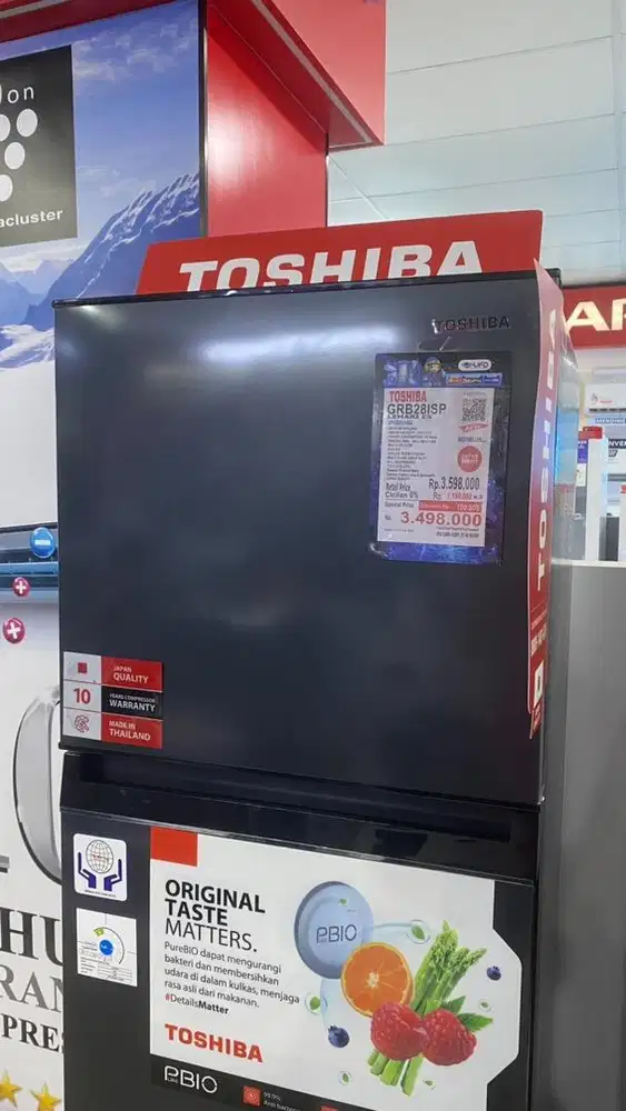 CICILAN KULKAS TOSHIBA 2 PINTU