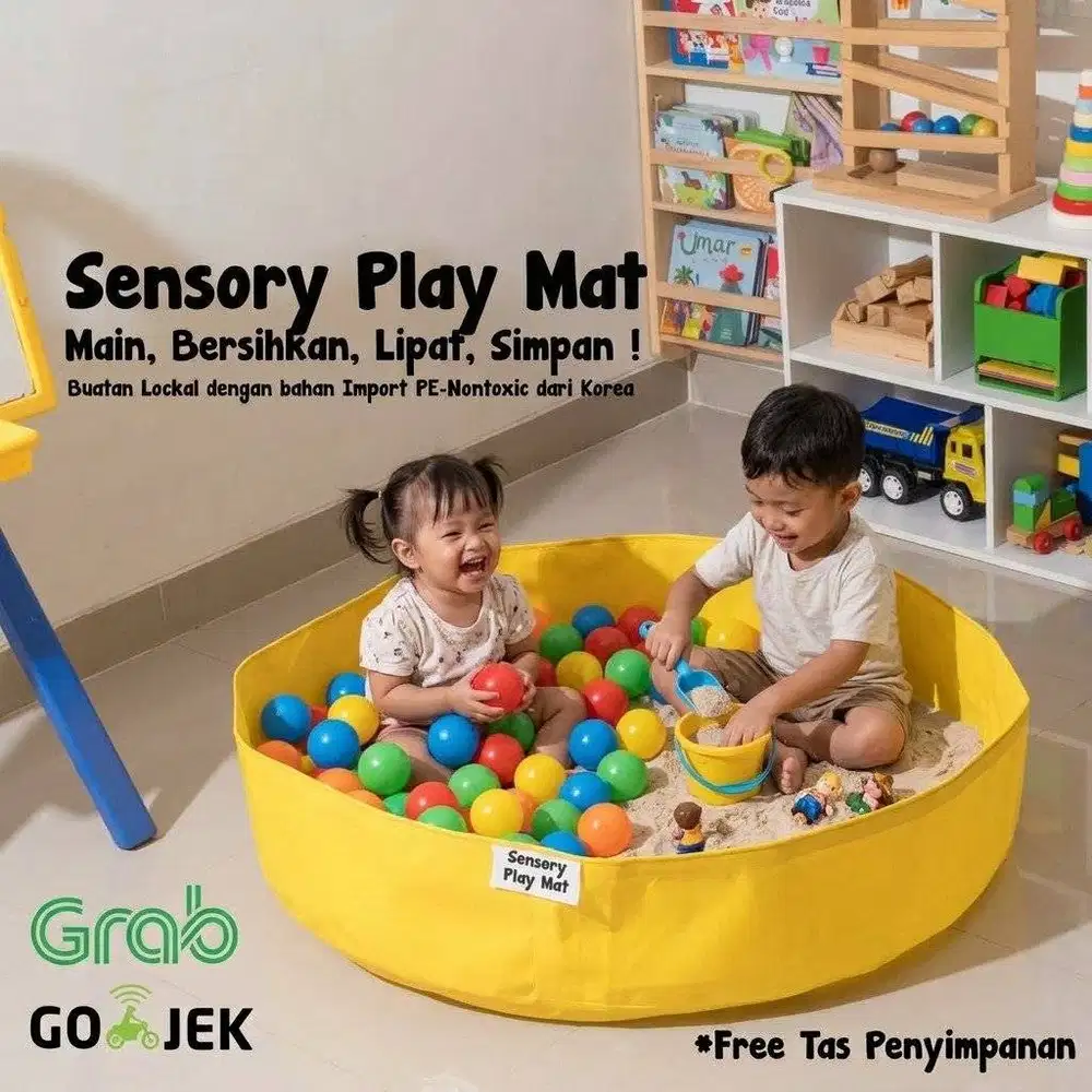 Sensory Mat Alas Main Anak Kolam Tanpa Pompa Kolam Renang Anak Kolam