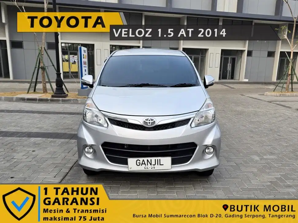 Veloz 1.5 AT 2014 Silver. Low KM 87rb