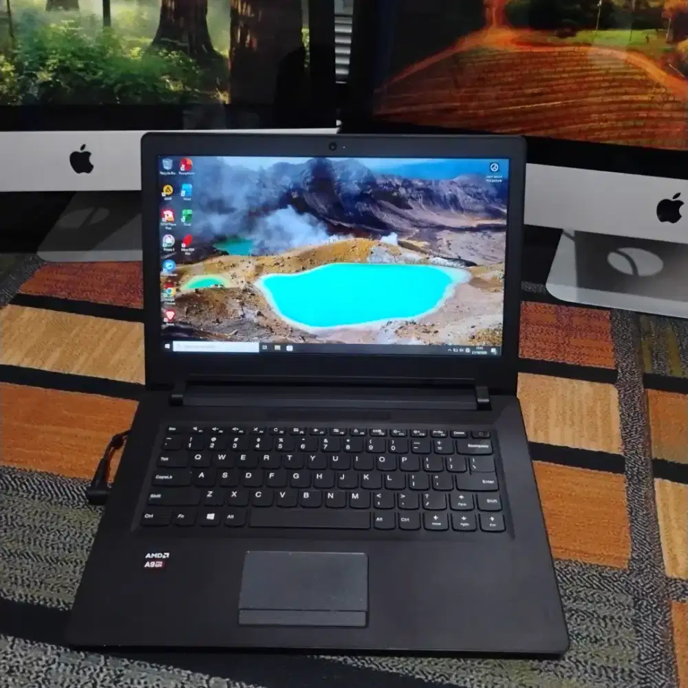 LAPTOP LENOVO 14 SLIM AMD 8/128 SSD BELAJAR KETIK KETIK KERJA RUMAHAN﻿
