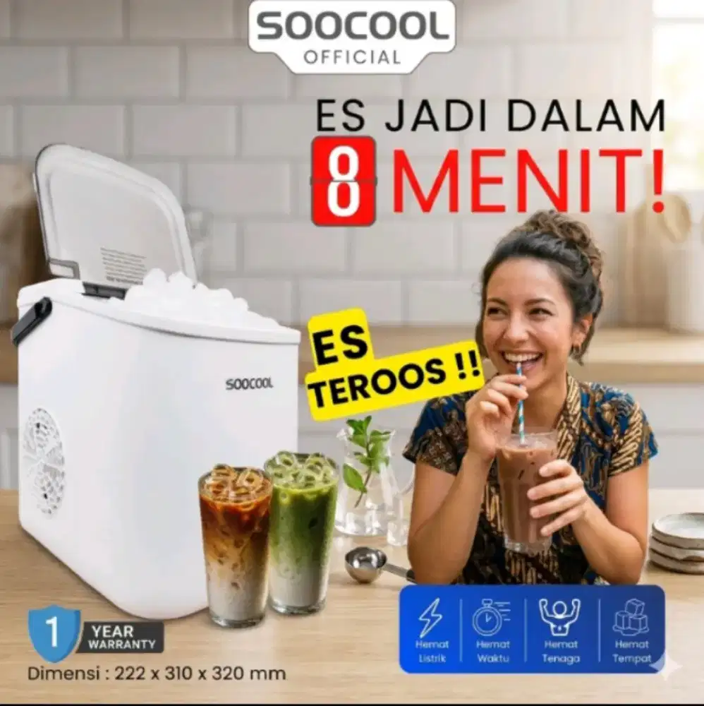 Jual SooCool Mesin Pembuat Es batu