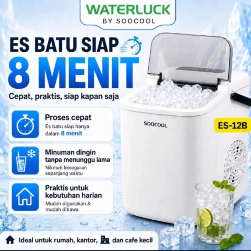Jual SooCool Mesin Pembuat Es batu
