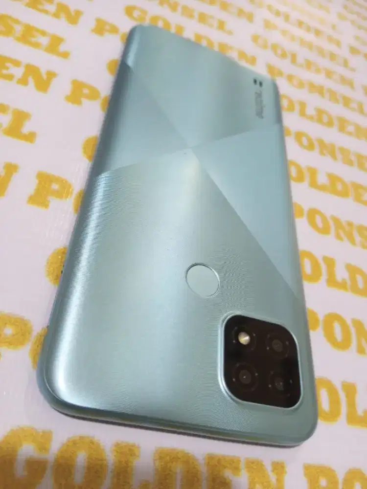 Realme C21-Finger.Ram 3/32GB.4G.Ori #GOLDEN PONSEL