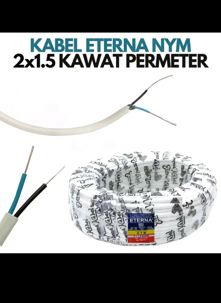KABEL ETERNA NYM 2X1.5X50MTR