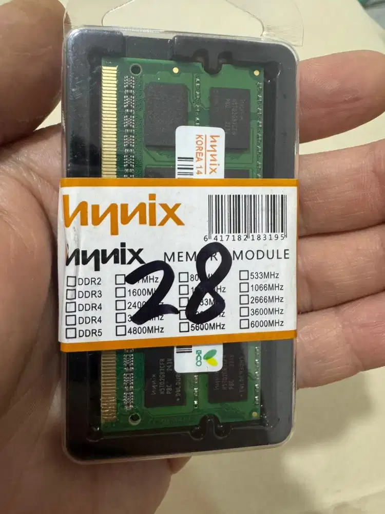 Memory RAM Laptop SODIMM DDR3L PC3L 12800 4gb