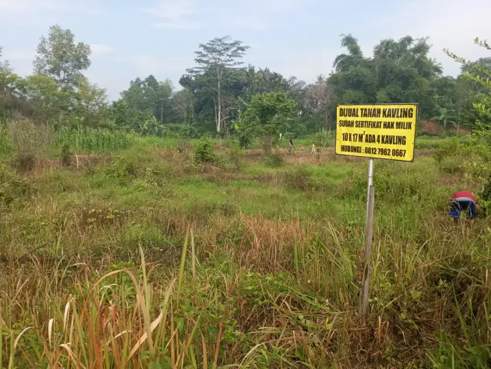 Dijual tanah 10x17 m2