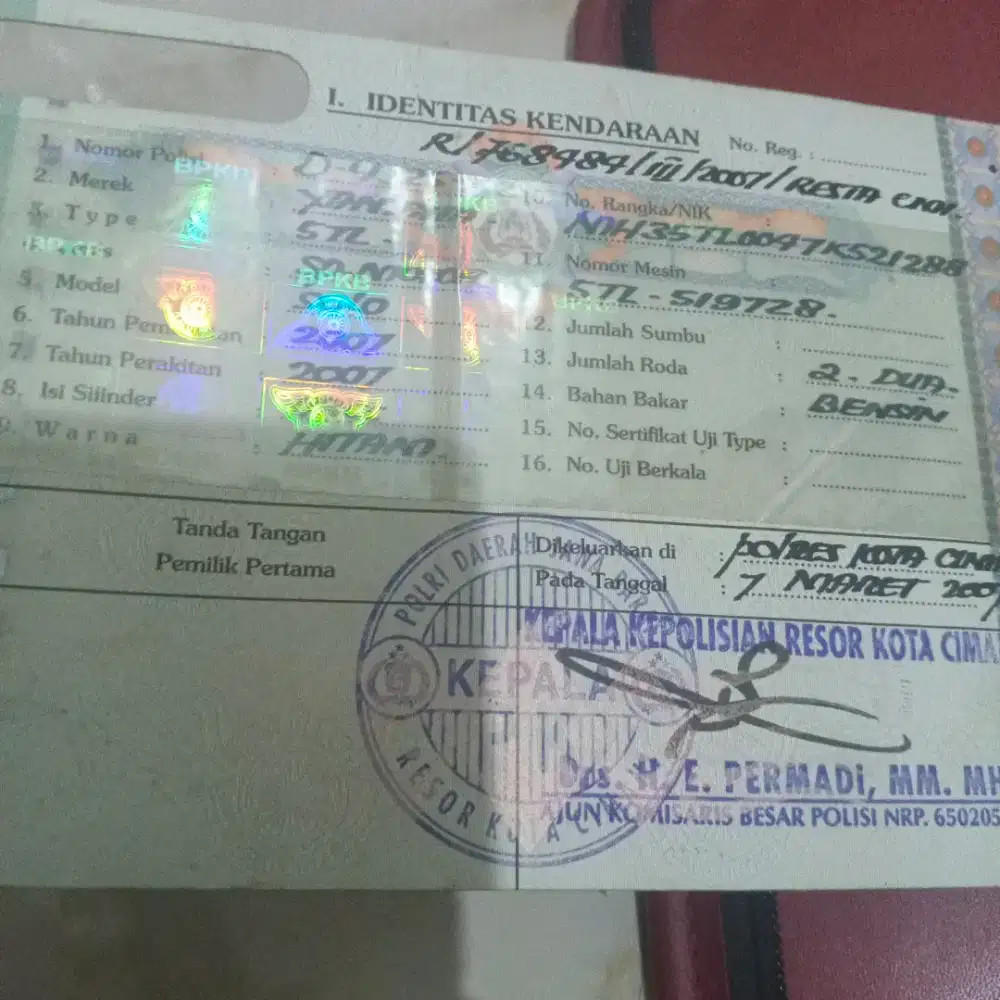 dijual Mio smile 2007