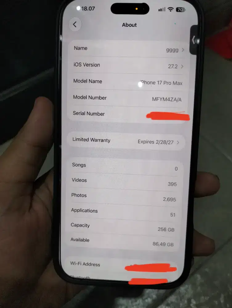 iPhone 17 PM 256 Inter Nego