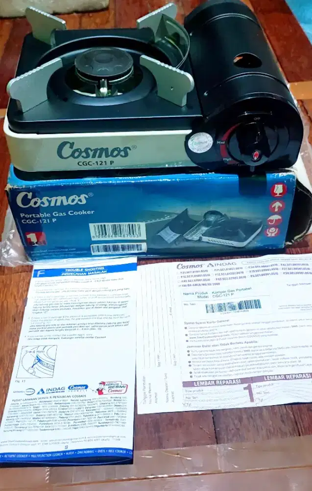 KOMPOR GAS PORTABEL ORIGINAL COSMOS MASIH BARU BELUM PERNAH DIPAKAI