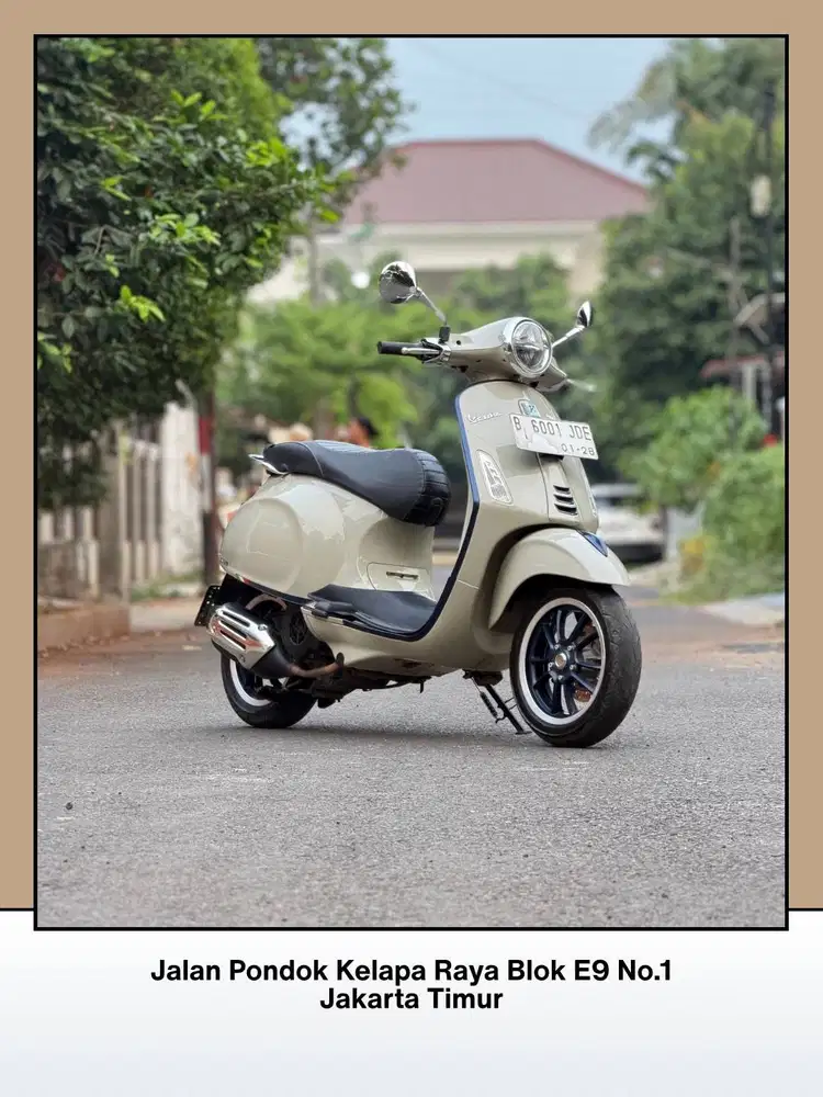 TERMURAH PIAGGIO VESPA PRIMAVERA S150 IGET LED FACELIFT TH 2022 COKLAT