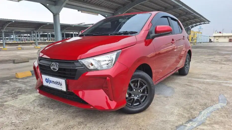 Like New TDP 8JT - Daihatsu Ayla 1.0 X Bensin-AT 2025 Merah