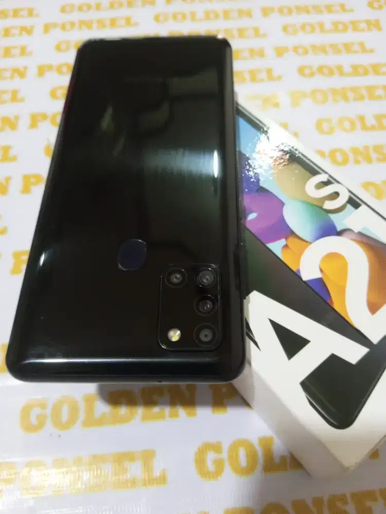 Galaxy A21S-4G.Ram 3/32GB.Finger.Ori #GOLDEN PONSEL