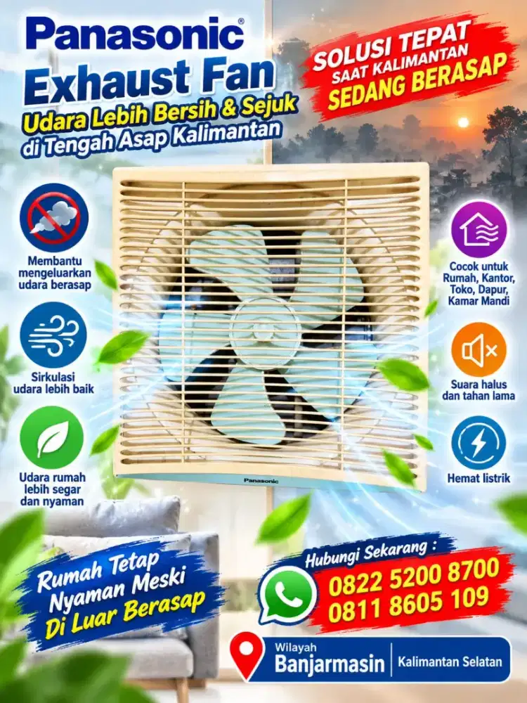 Dijual Exhaust Fan Merk Panasonic