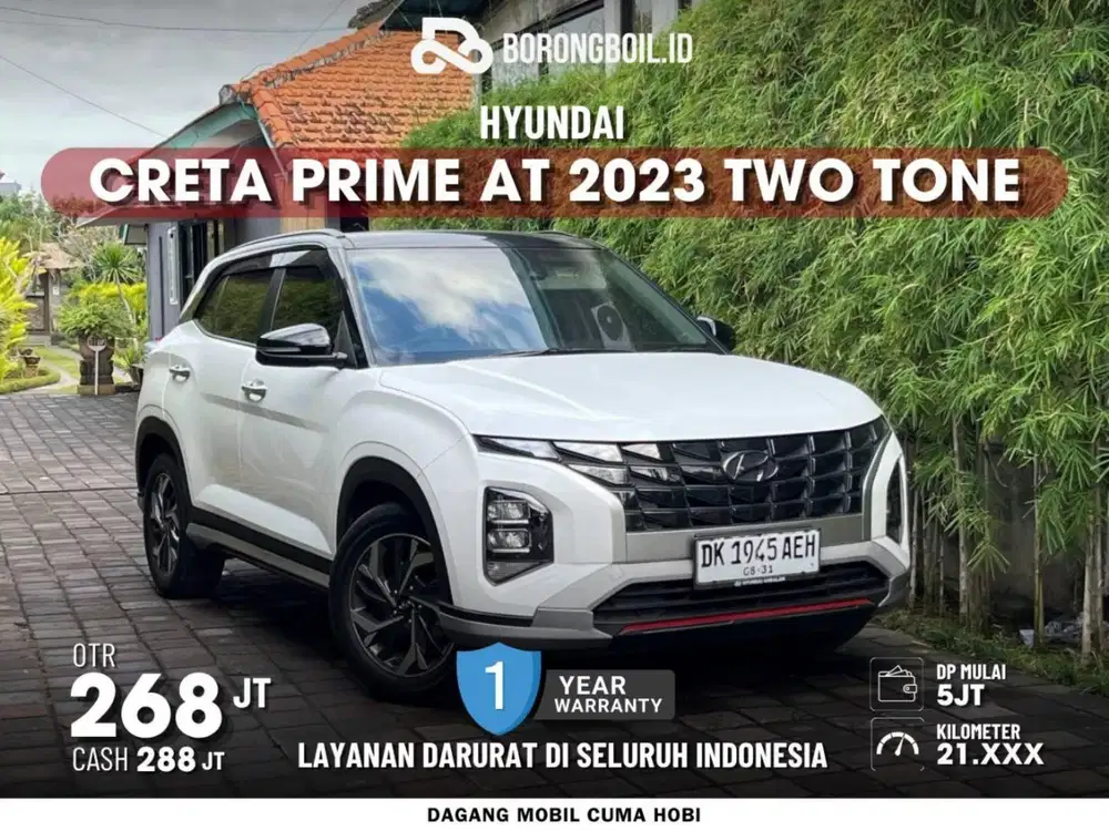Hyundai Creta Prime AT 2023 Two Tone Putih