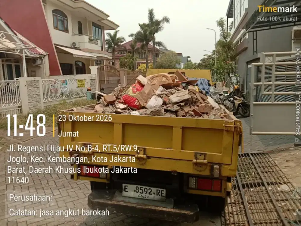 Jasa buang puing dan buang sampah proyek