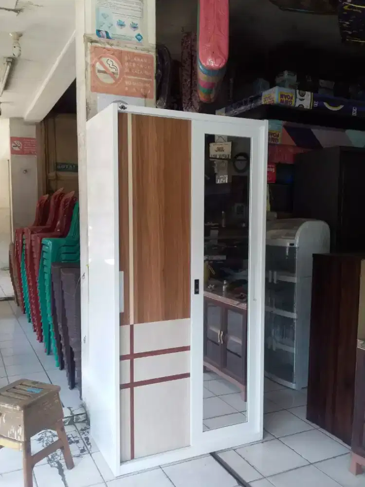 lemari sleding 2 pintu