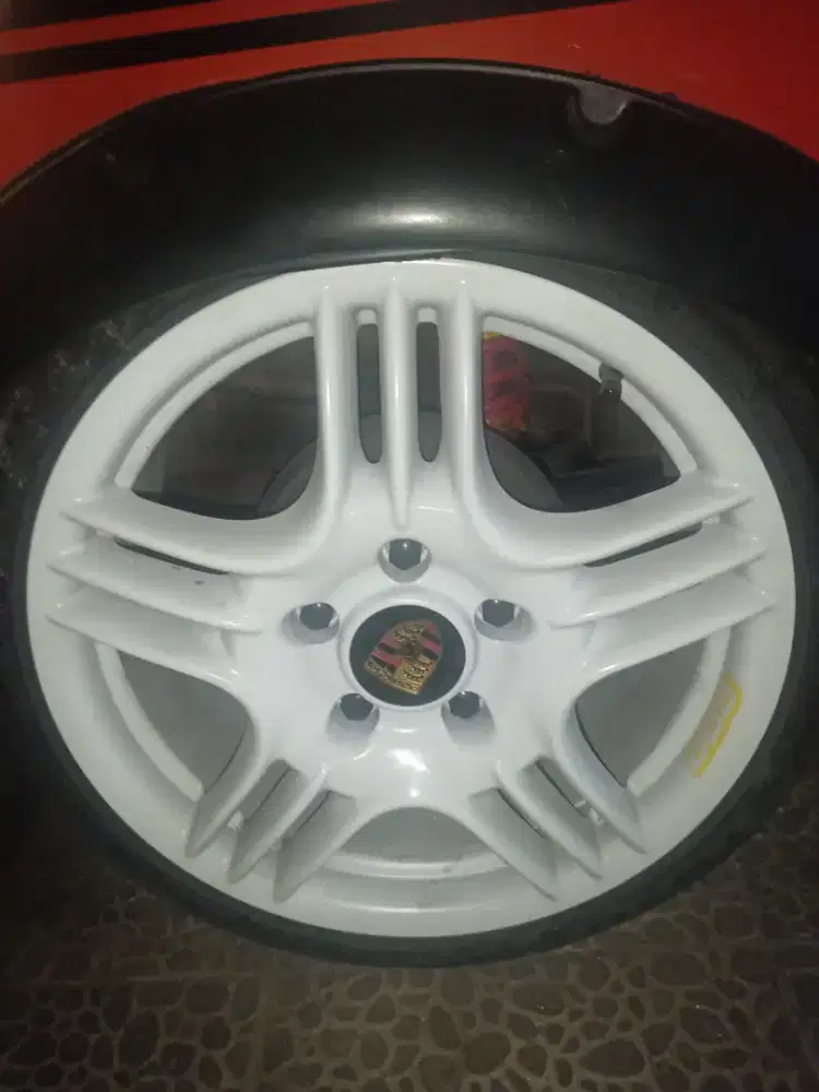 velg bbs oem porsche Cayenne r18  + ban toyo