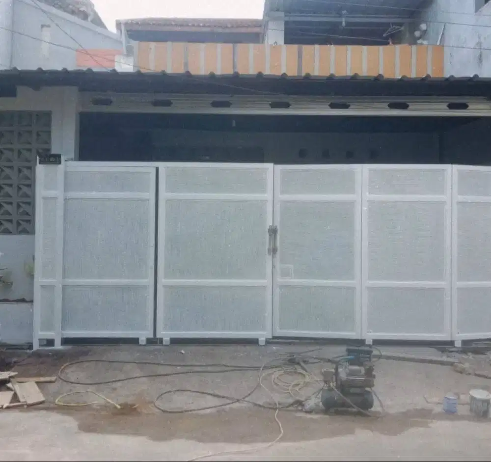 Pagar murah minimalis perforated