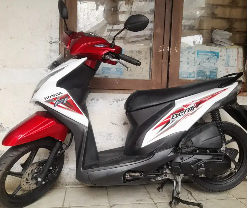 Honda beat f1 2015 stater halus cbs iss cw asli merah putih B dki timr