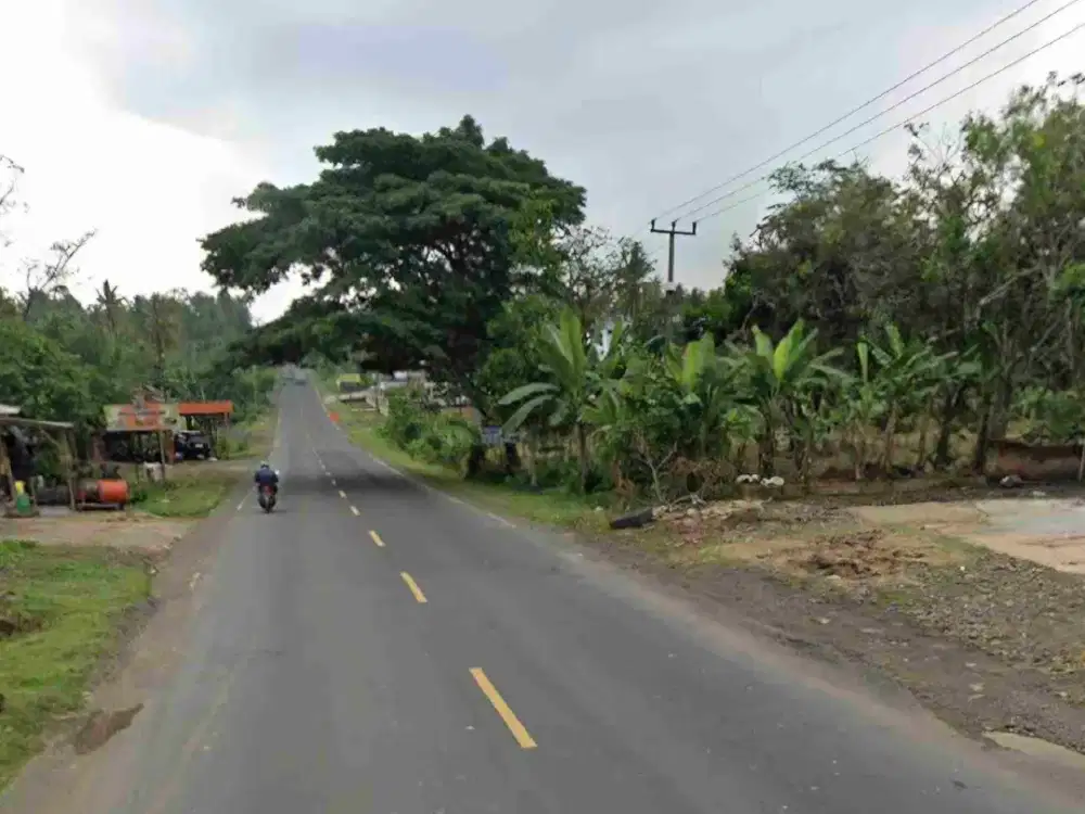 tanah 6012 meter di pinggir jalan lintas sumatera katibung