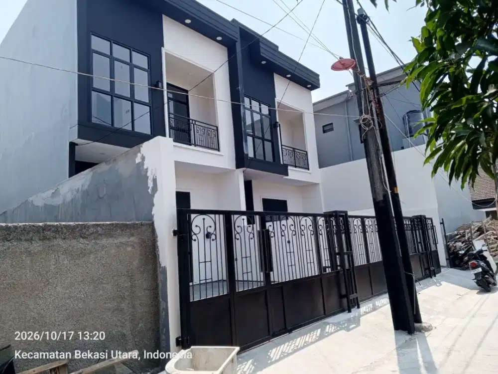 RUMAH BARU FRESH CAKEP BANGET DI KOMPLEK FAVORIT HARAPAN JAYA BEKASI UTARA