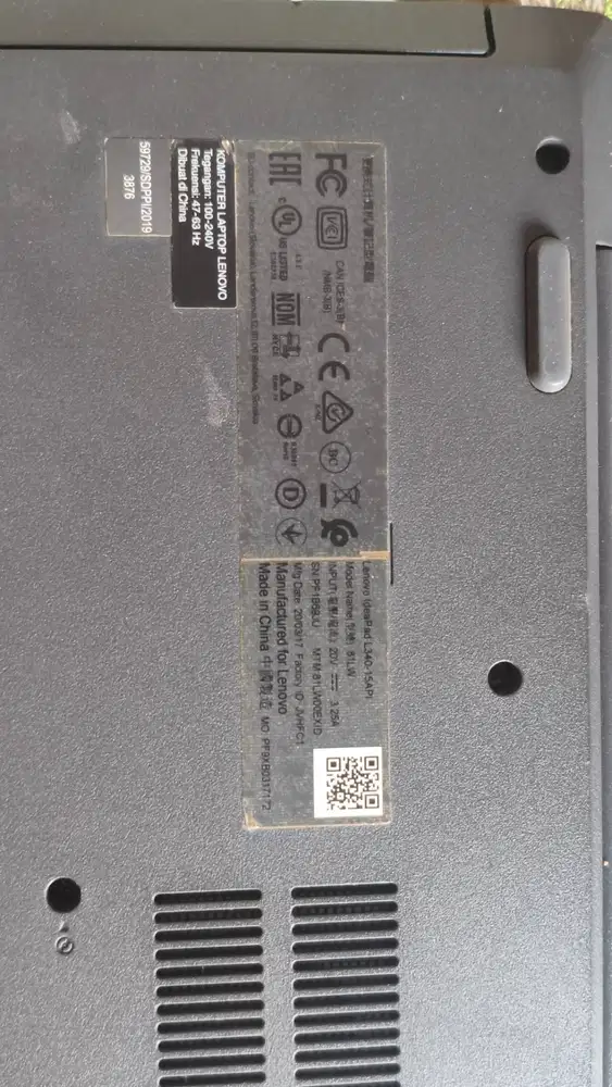 Jual Lenovo L340 Kanibal Copotan