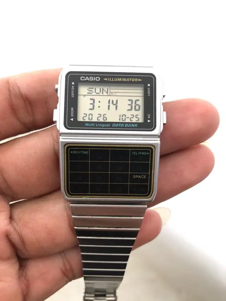 Jam Tangan CASIO DATA BANK